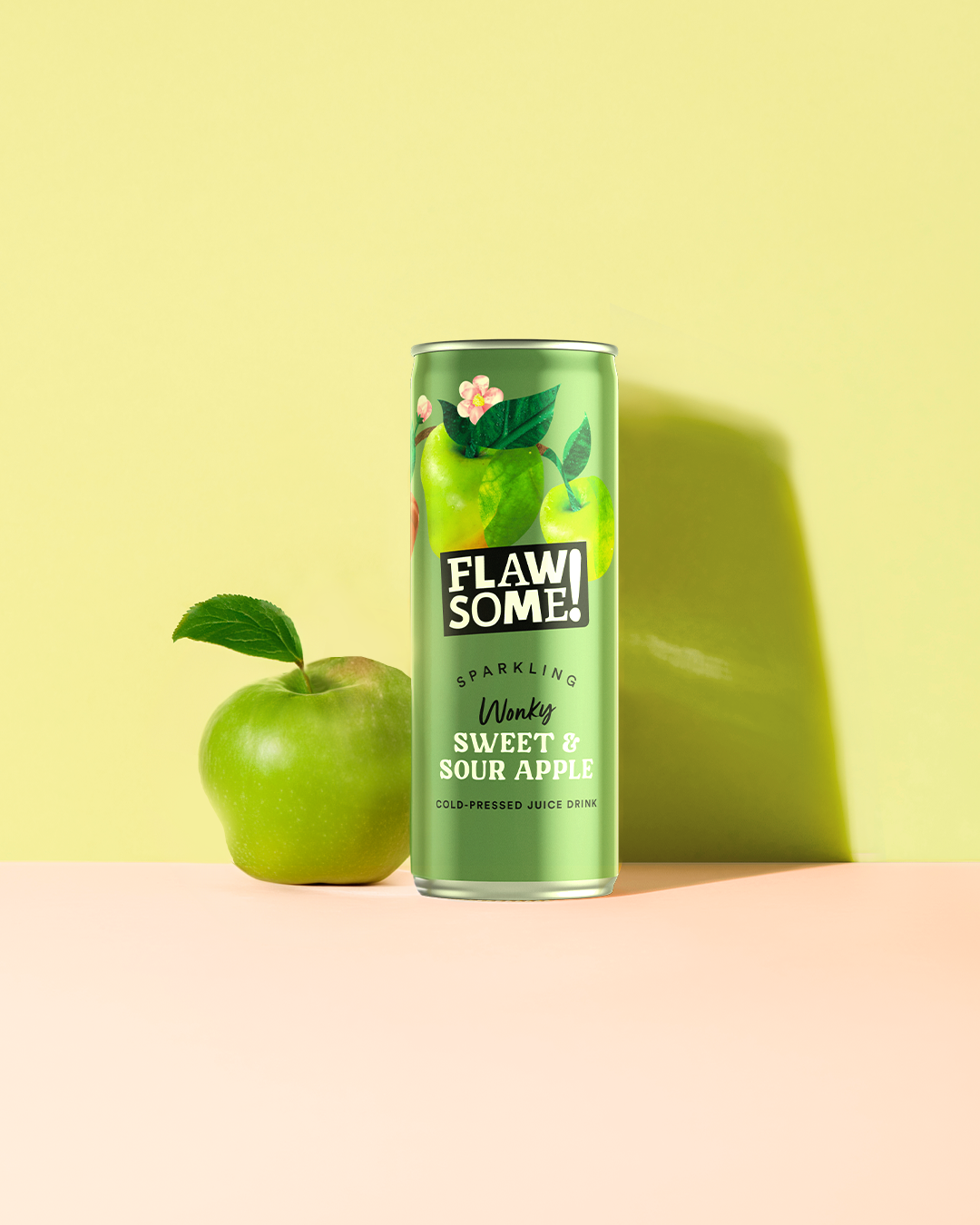 Sweet & Sour Apple Lightly Sparkling Juice Drink