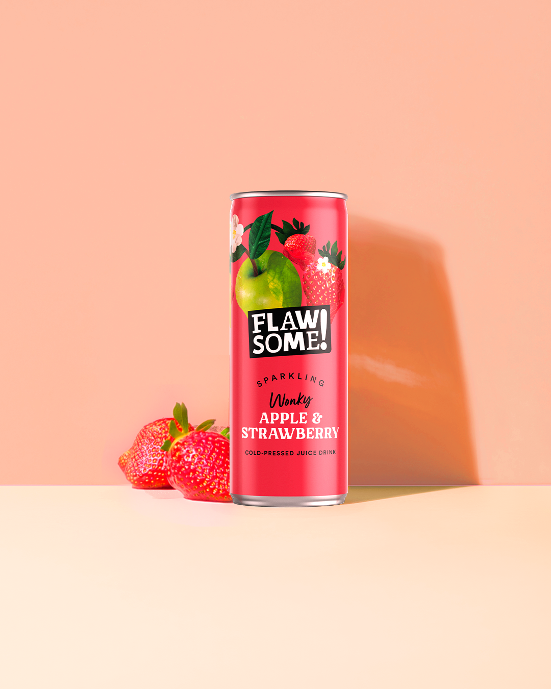 Apple & Strawberry Lightly Sparkling Juice Drink