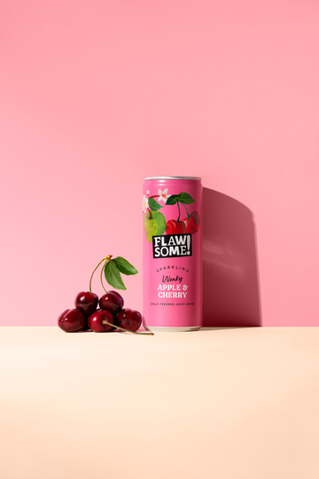 Apple & Sour Cherry Lightly Sparkling Juice Drink