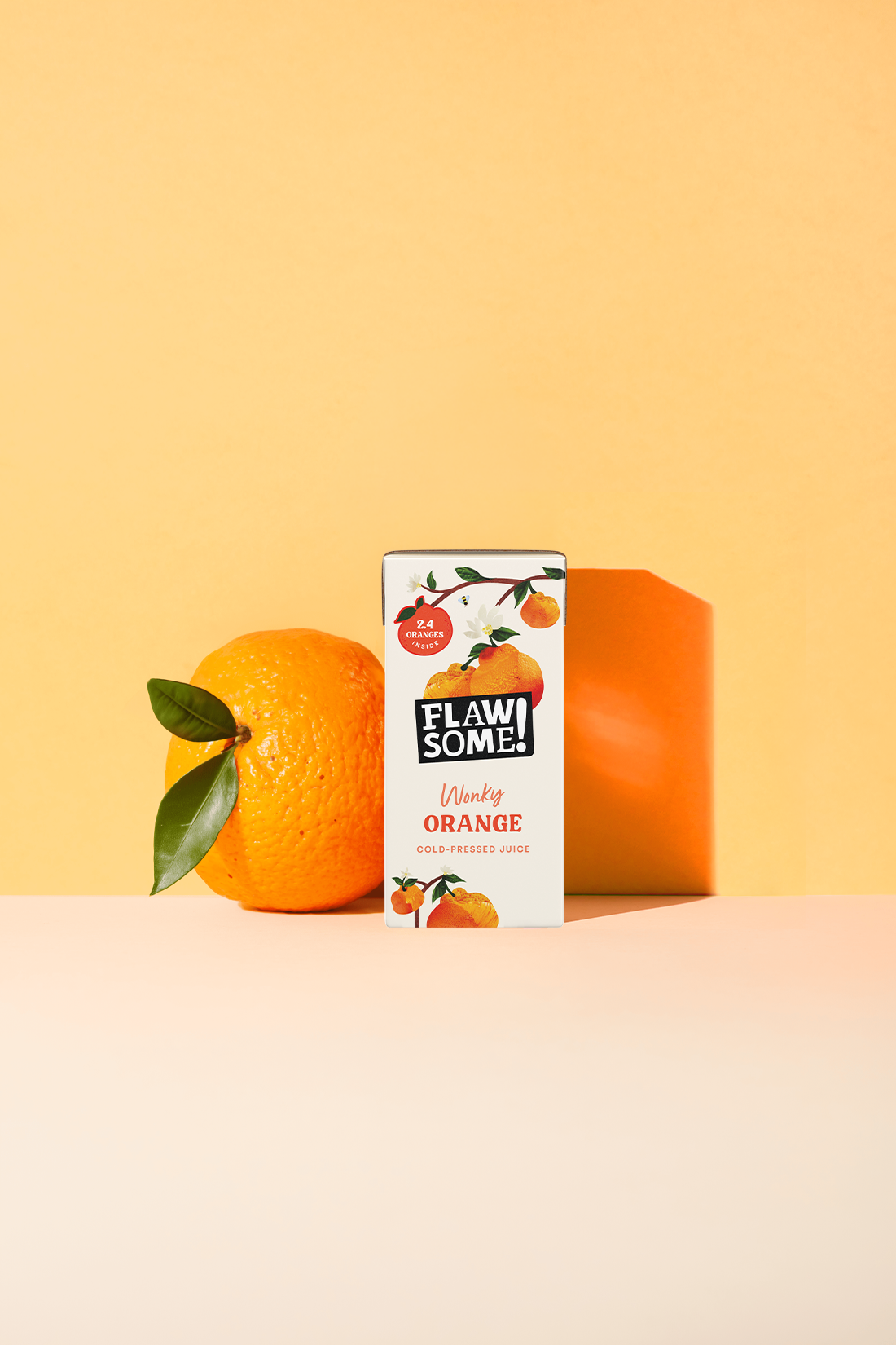 NEW! Orange Cold-Pressed Juice in a carton