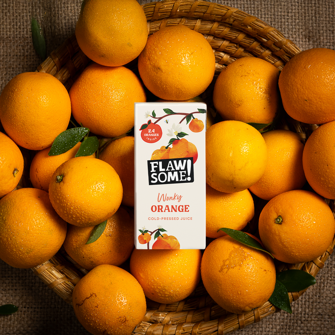 NEW! Orange Cold-Pressed Juice in a carton