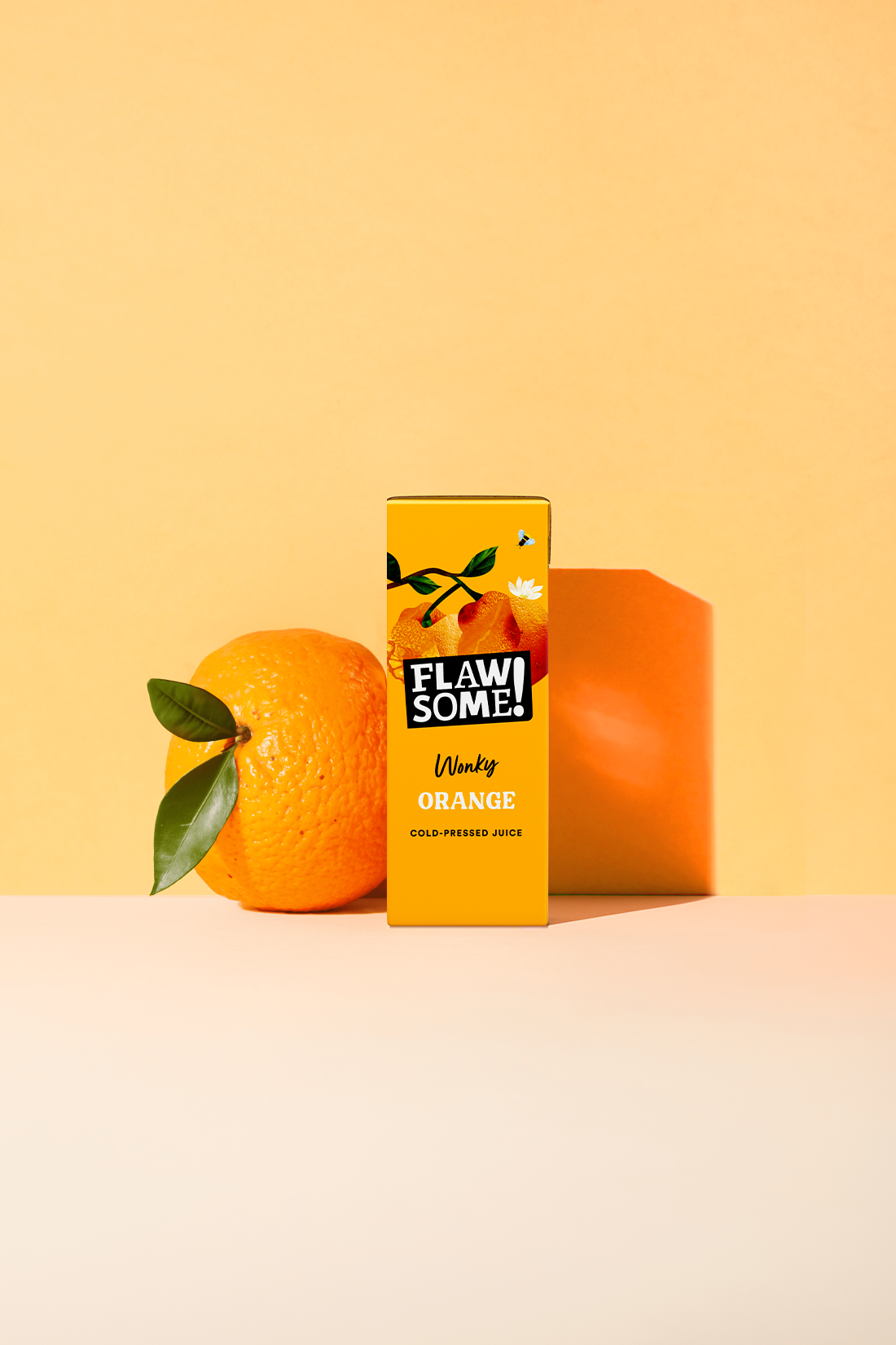 Orange cold-pressed juice