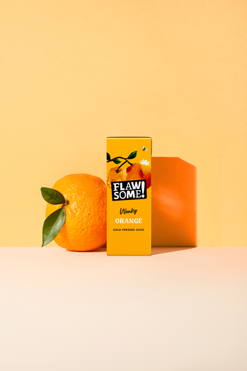 Orange cold-pressed juice