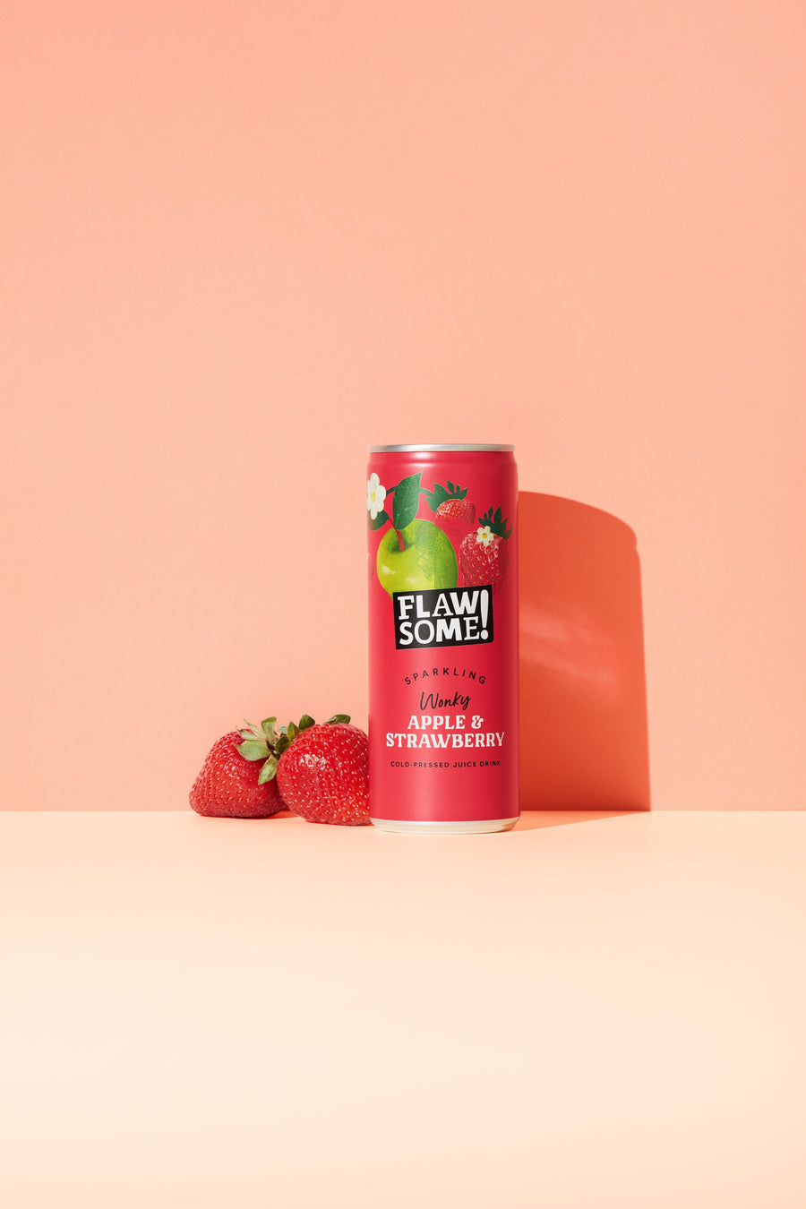 Apple & Strawberry Lightly Sparkling Juice Drink