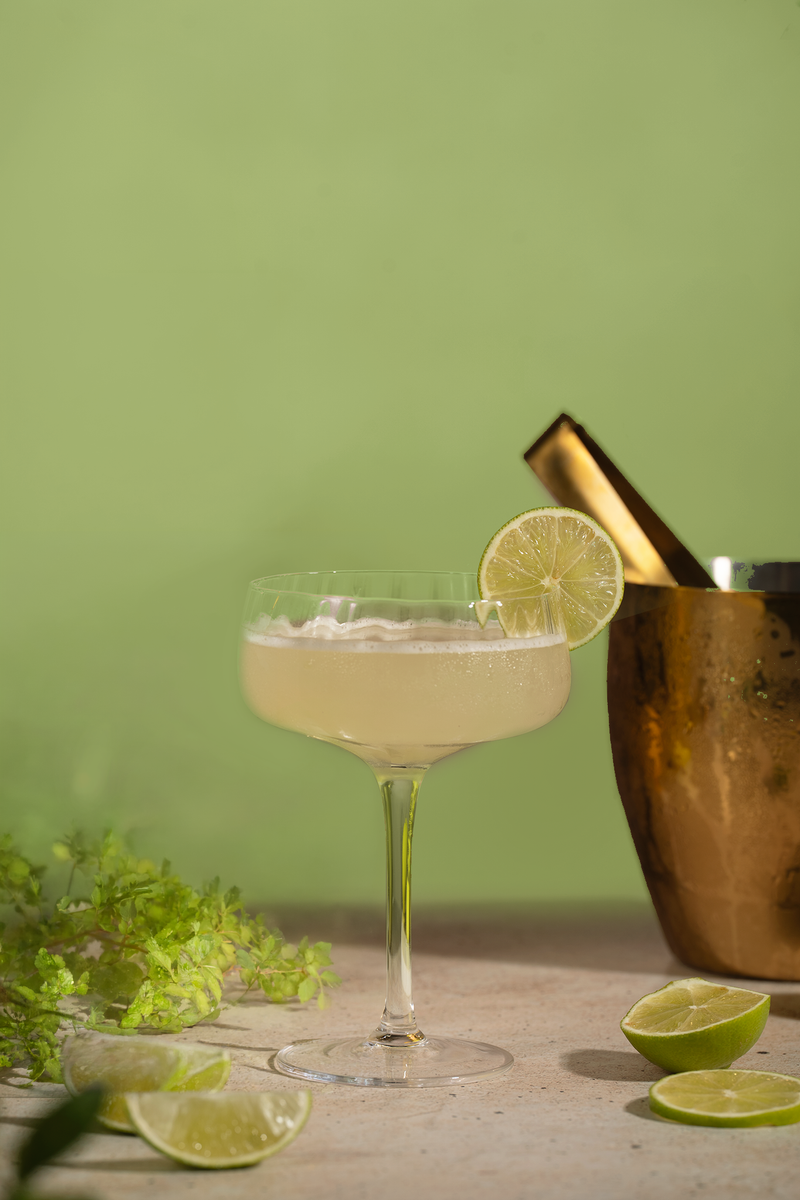 Signature cocktail serve